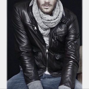 LOOK/ Chunky Infinity Scarf/ 17x60/Oatmeal